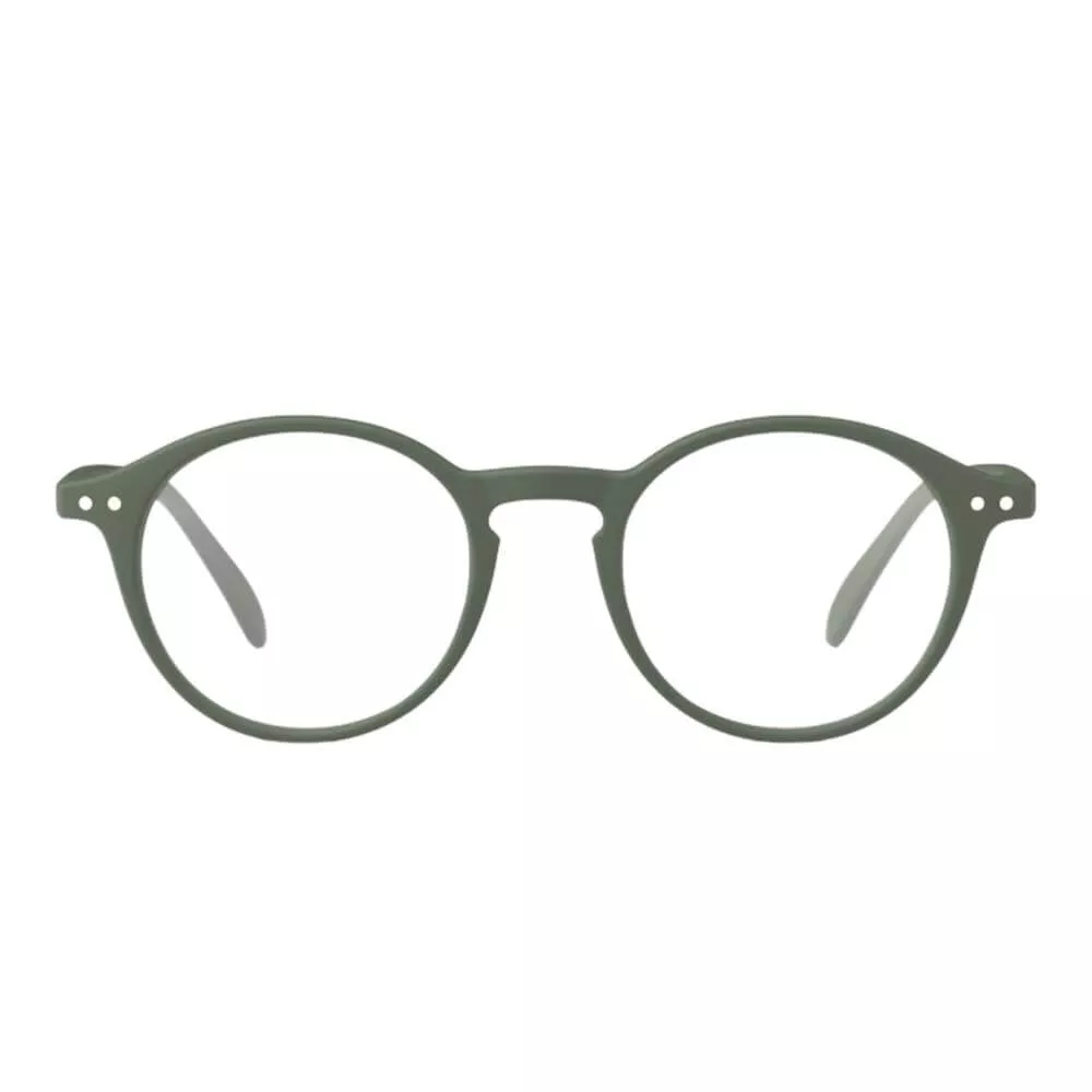 Izipizi Reading Glasses #D Kaki Green